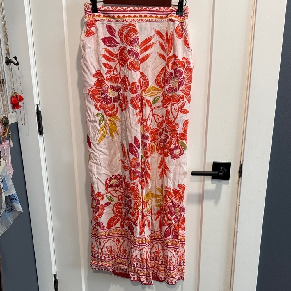 Floral Wide Leg Pants - New Size Medium